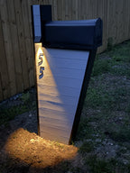 Wood Plank Handcrafted Mailbox